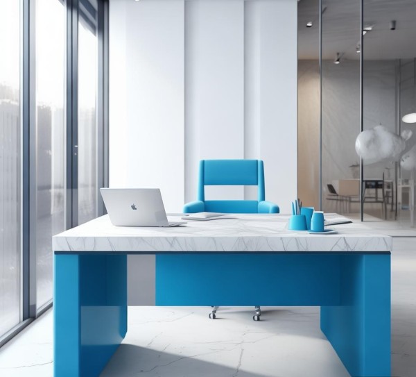 商务设计中的蓝白对比，如何让视觉语言脱颖而出